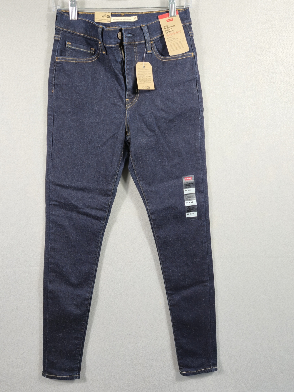 Levi's 720 High Rise Super Skinny Jeans NWT 28x30